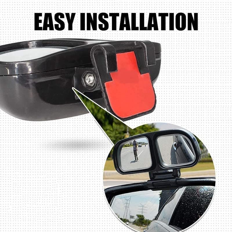 Image of Auto Beast Blind Spot Mirrors Rear Side Angle View For Sail Sedan| Double View Glass Parking Mirror