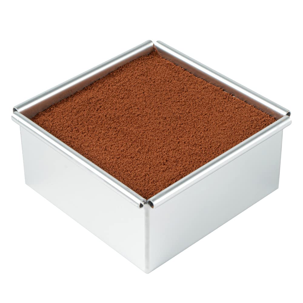 Pastry Tek - Hoja de papel para hornear de papel blanco, precortada, recubierta de silicona, 4 x 4 pulgadas, caja de 1000 unidades