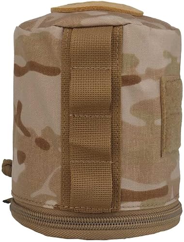 Miniatura 7 de WarmHeartting Recipiente de gas grandes bolsas para tanque de gasolina al aire libre, cubierta protectora para latas de combustible anticaídas,