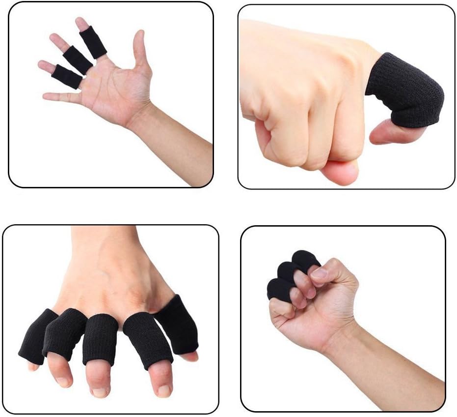 80% оƒƒ Dіѕсоunt CTKcom 10PCS Stretchy Finger Protector Sleeve, Support Arthritis Sports Aid
