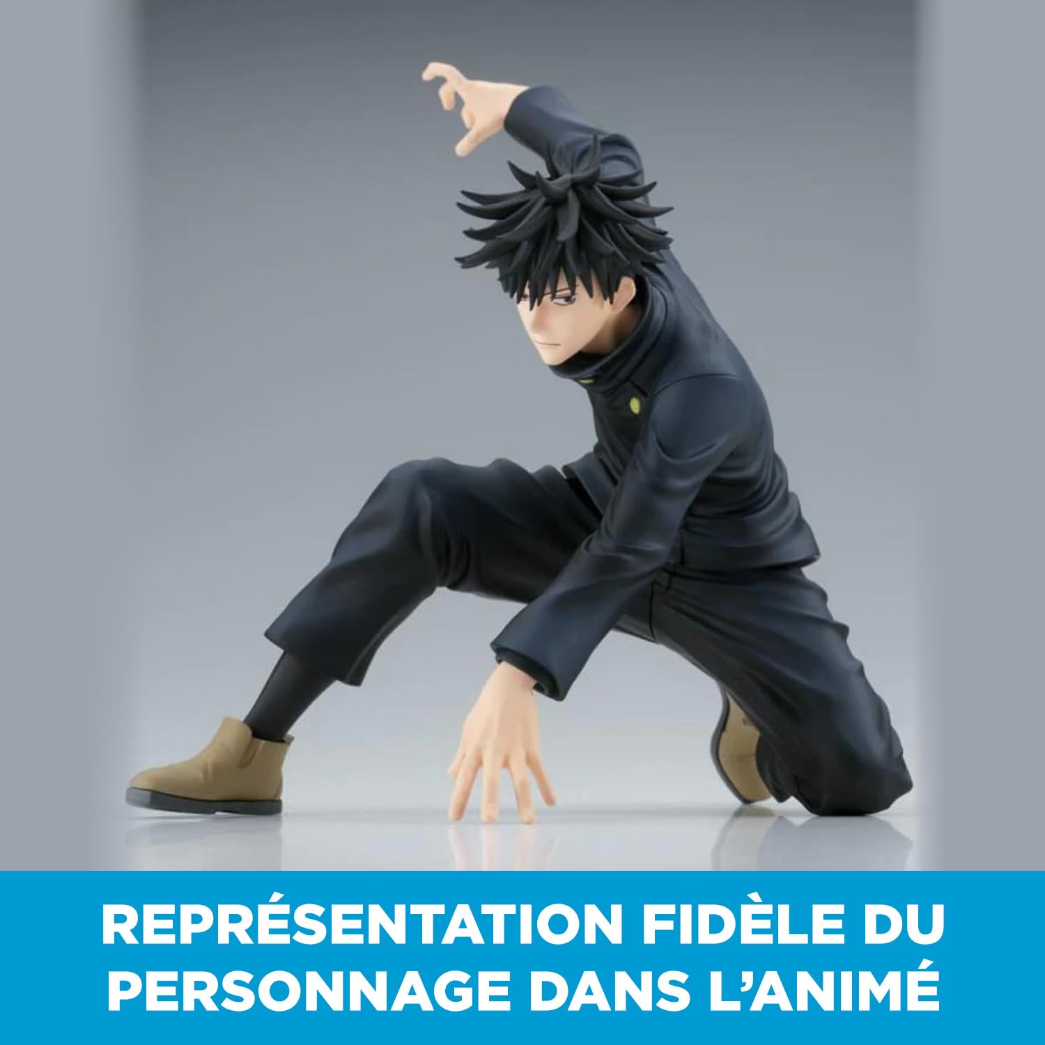Bandai - Banpresto - Jujutsu Kaisen - Megumi Fushiguro - Figurine de Collection Maximatic - Grande Figurine Megumi Collector 13cm - Licence Officielle Jujutsu Kaisen - Idée Cadeau Manga - BP19157