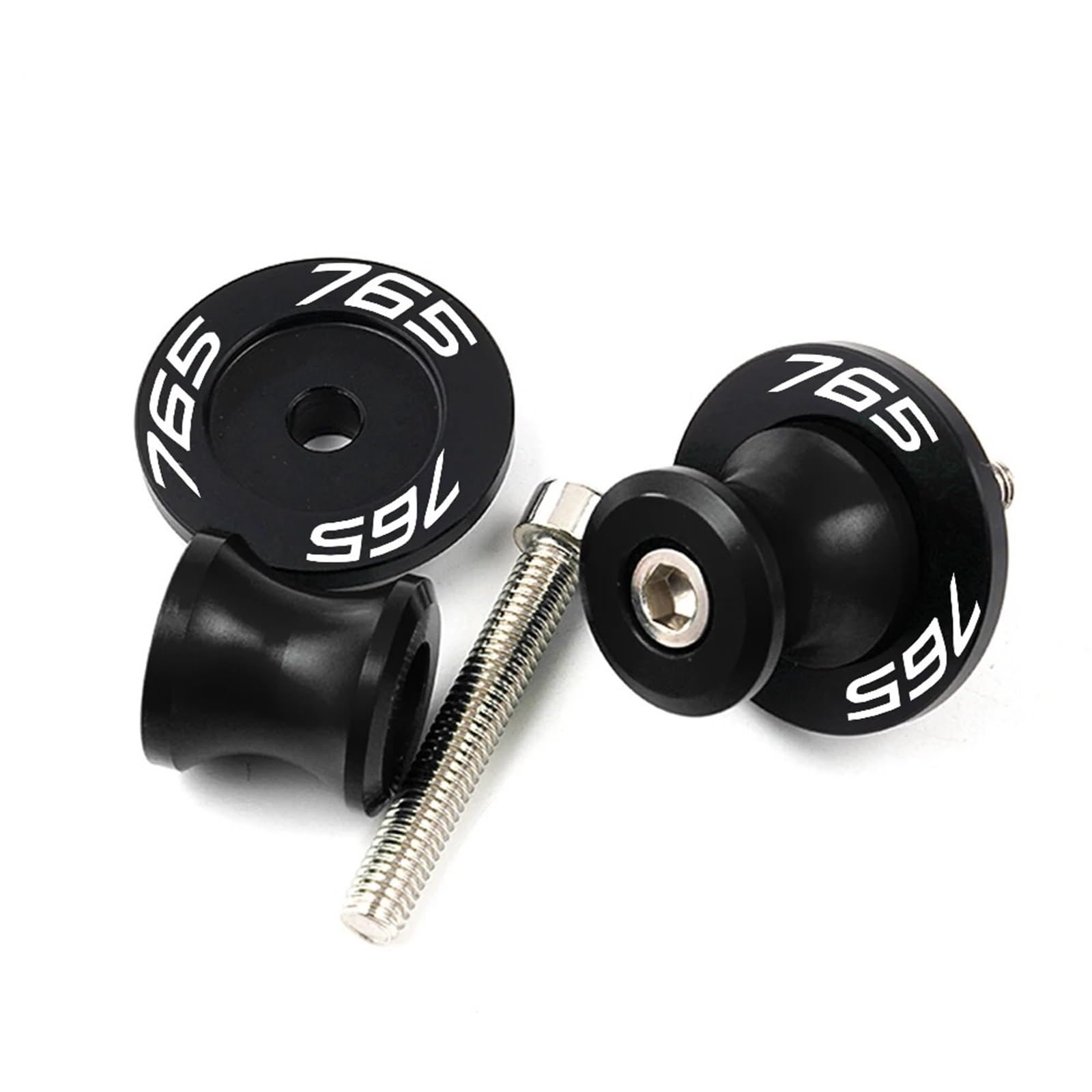 For Triumph Street Triple 765 RS SR 765RS 765R Street Triple 675 Trident 660 CNC Moto Bras Oscillant Bobines Curseurs Support Vis(Gold-765)