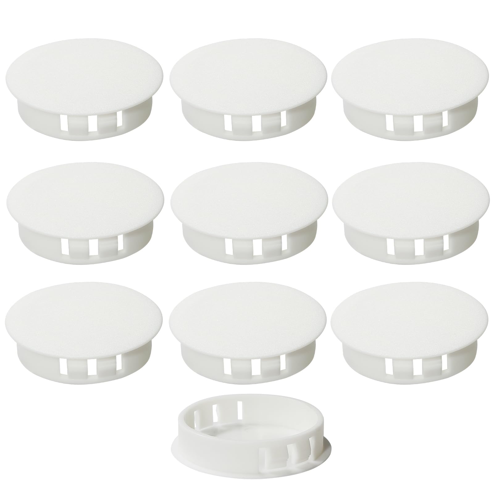 Tapones Para Sillas Redondos Uxcell 30-Pack Tapones De Agujero Plásticos Esféricos, Tapones De Extremo De Tubo De Plástico De Tapones Patas Sillas