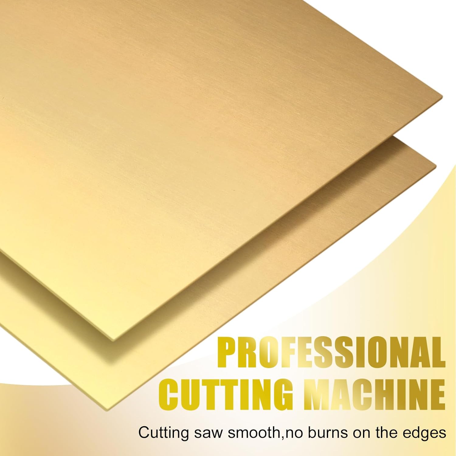 6 Pieces Brass Plate 6 x 6, 18 Gauge(1mm) Thickness Brass Sheet Film Attached Metal Plates for Crafting Carving Stamping DIY Handicrafts Jewelry Models Repairs Electrical Home Improvement