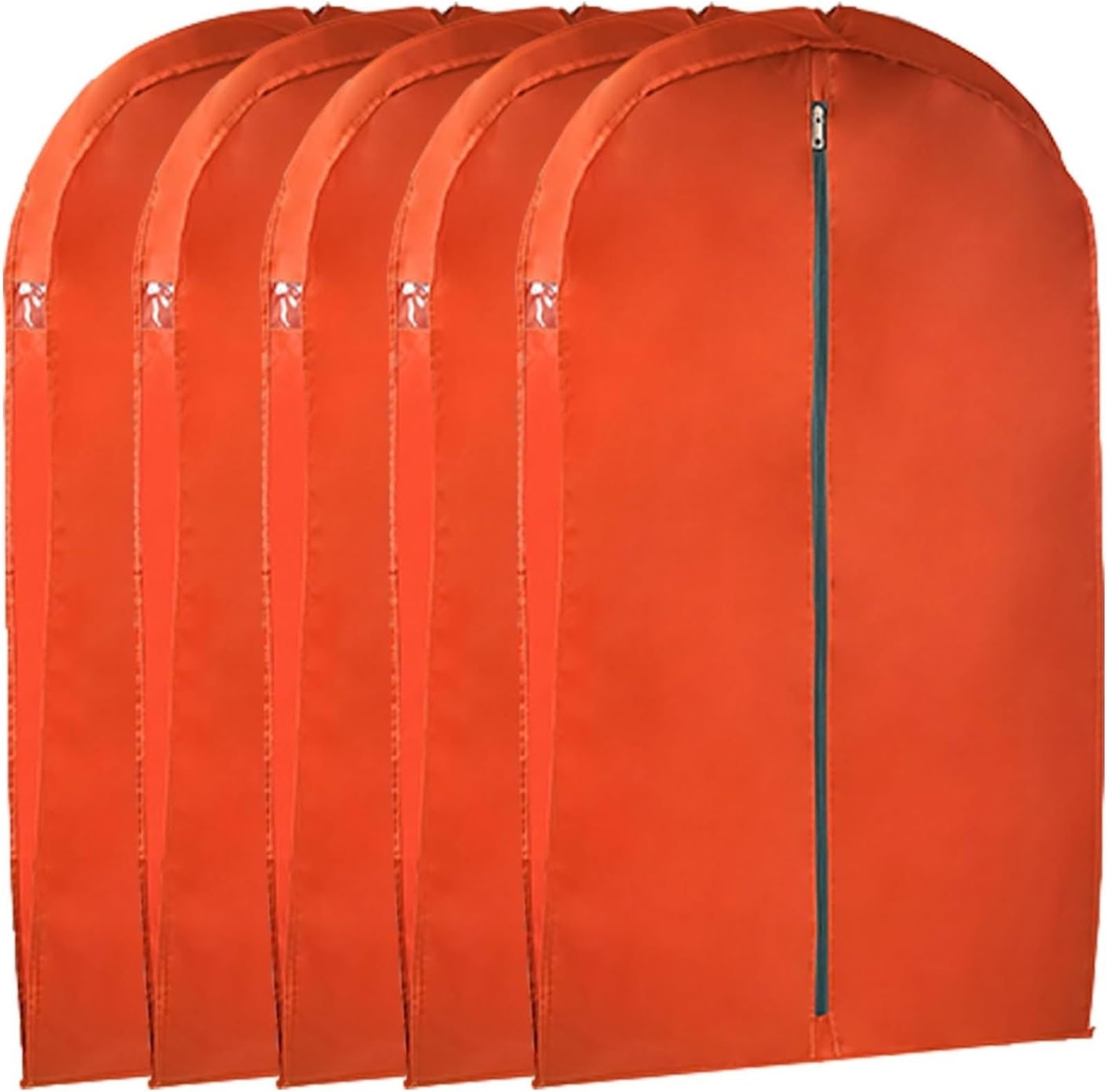 Atmungsaktive Kleidersäcke For Aufhängen, Aufbewahrungstaschen For Anzüge Und Mäntel Zur Schrankorganisation Staubdichte Kleiderhüllen For Anzüge Kleider Wintermäntel(Orange,100x58x11cm/39x23x4in)