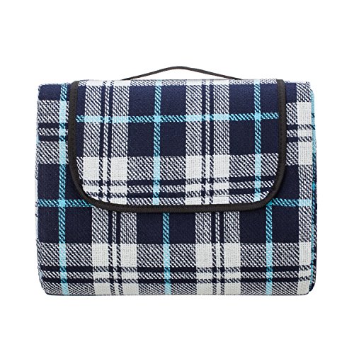 Make it fun Extra Large Picnic & Outdoor Blanket with Waterproof Backing 90"