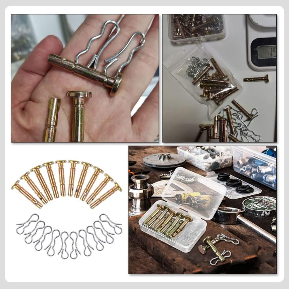 review HANABASS 1 Set of Snowblower Shear Replacement Snow Blower Parts Shear Cotter