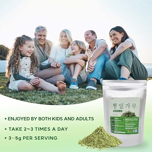 Miniatura 4 de Polvo de hoja de morera coreana  100% puro secado de Corea, ingrediente herbario para el té, polvo natural a base de plantas (10.6 onzas (10.58 oz),