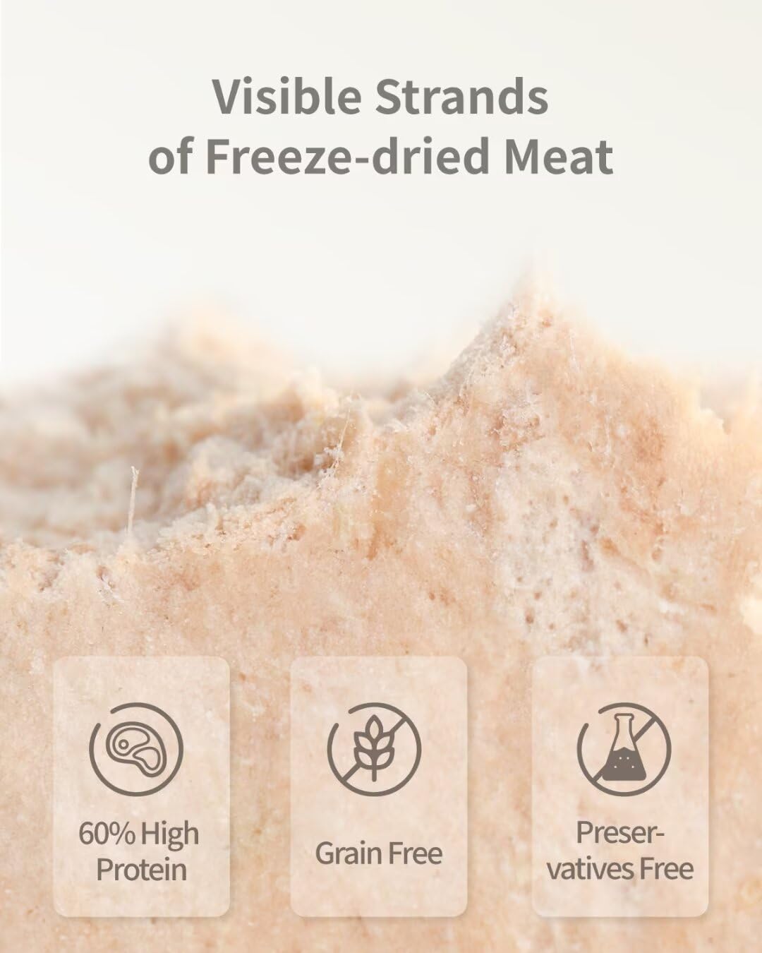 Dog Freeze-Dried Dog Food (Duck Recipe - 14 onzas)