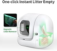 Vista 6 de PETKIT 2025 Upgraded Automatic Cat Litter Box 2-Way Odor Remover & 20 Trash Bags,App Control Smart Robot with Anti-Scratch Inner Mat, Self-Cleaning