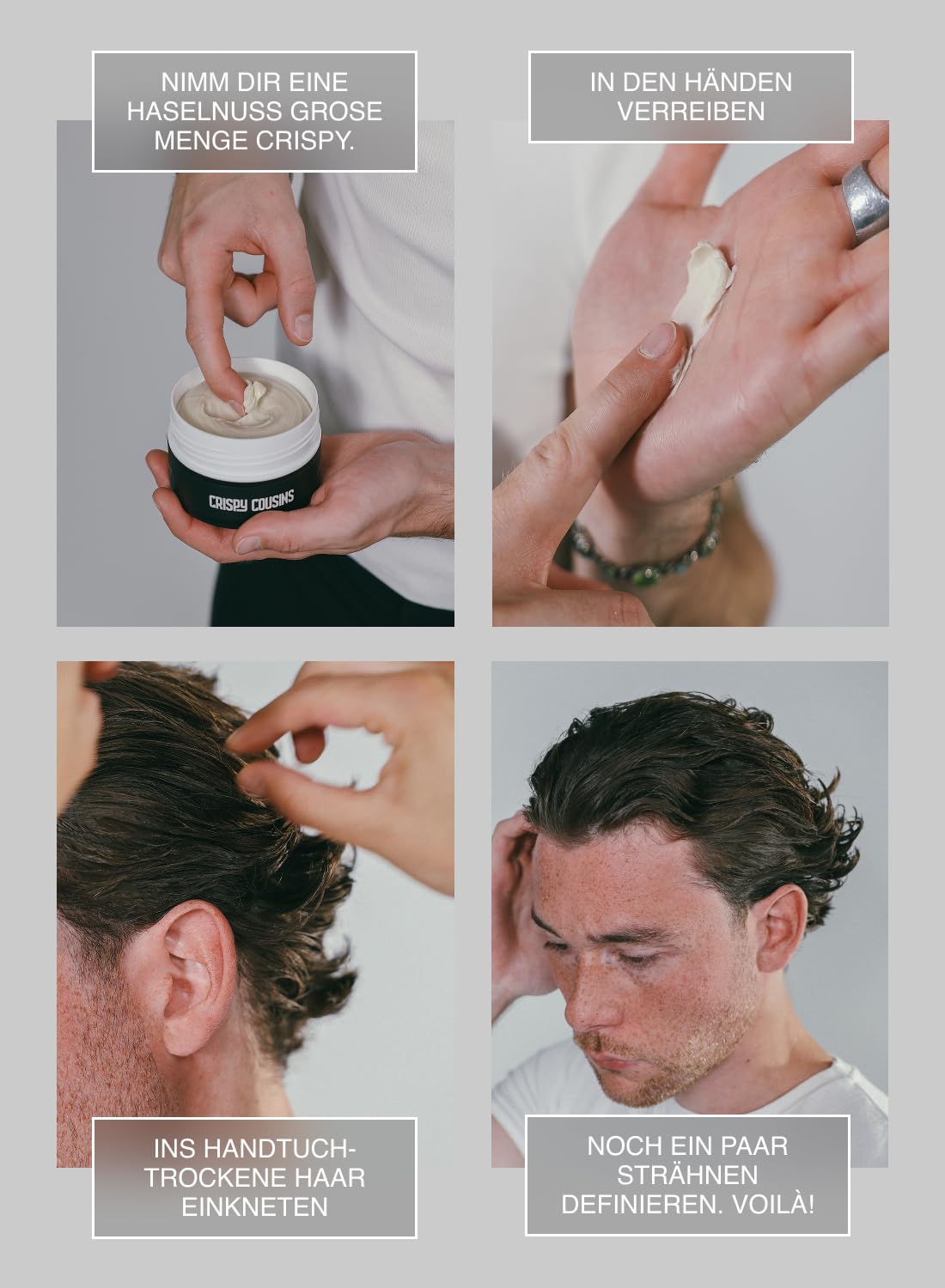 Matt Haarwachs 100ml | Extra Starker Halt & Natürliches Matt-Finish | Professionelles Hair Clay | Süßholz-Duft