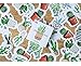 SparkTime Autocollants Cactus [Lot de 46] Stickers Cactus pour Loisirs créatifs