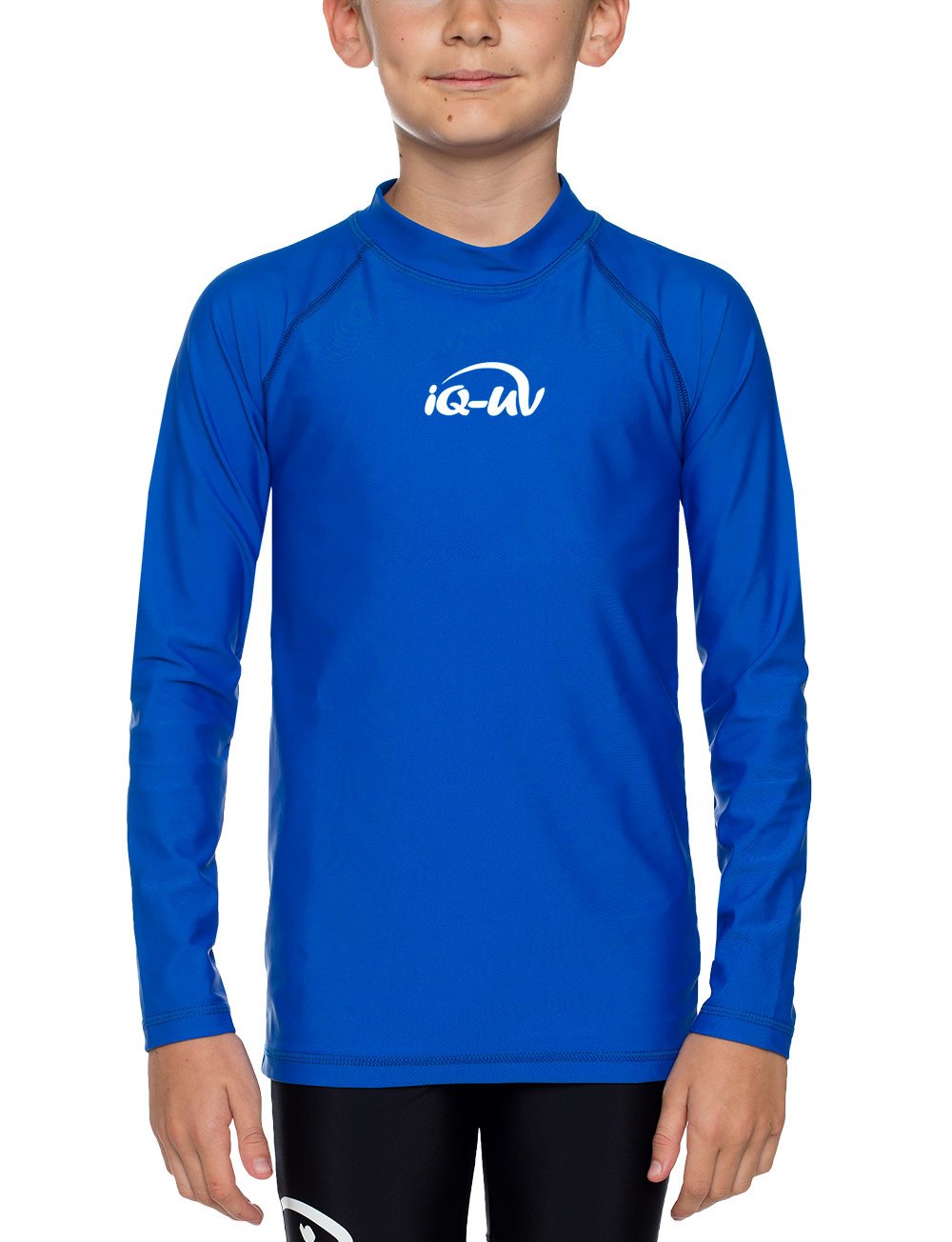 iQ-UV 300 Kinder, Langarm, Uv-Schutz T-Shirt 128/134 dark-blue | UV Shirt für Kinder mit Sonnenschutz - Rashguard für Jungen und Mädchen - Schwimmshirt langarm zum Baden