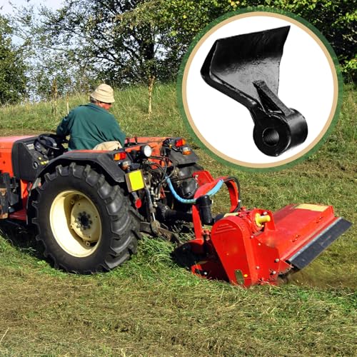 Image of Threlaco 5 Pcs 5.5 Inchwide Replacement Steel Flail Hammer Blade Flail Mower Blades for Tractor Mowers