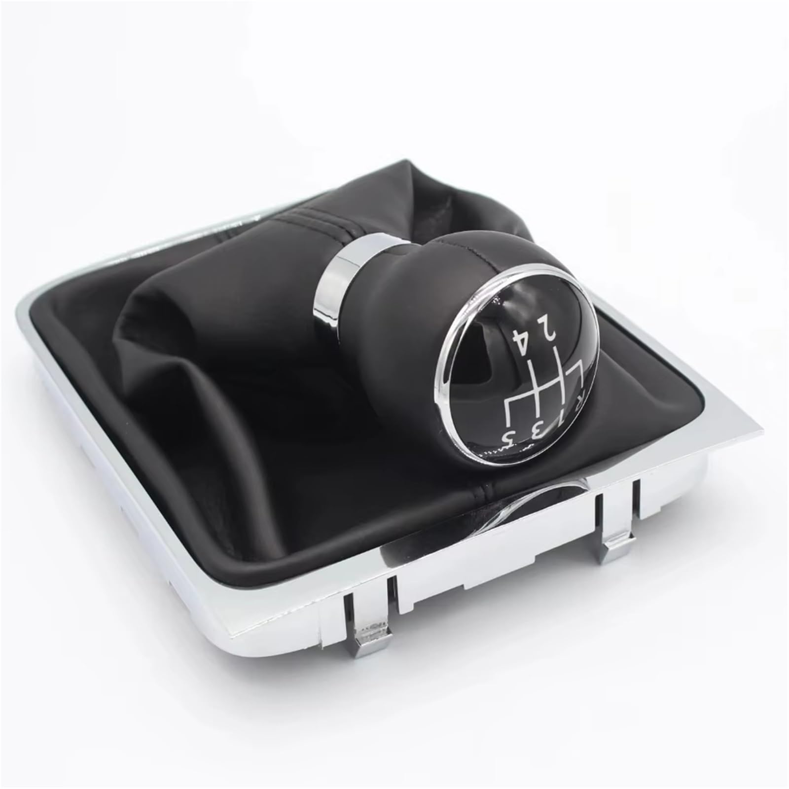 CPDDNGZMKK Gear Shift Knob Lever 5 Speed 6 Manual Gear Shift Knob Gaiter Boot Lever Stick Pen Cover for Passat B6 2005-2012
