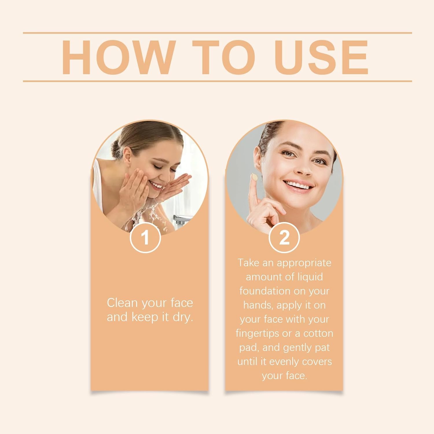 Infinite Love Maquillaje,Base De Maquillaje Que Cambia De Color SPF 50,Base Maquillaje Coreana,Base Maquillaje Antiedad,Duradera Para Corrector Antiedad Hidratante (2PCS) — view 5