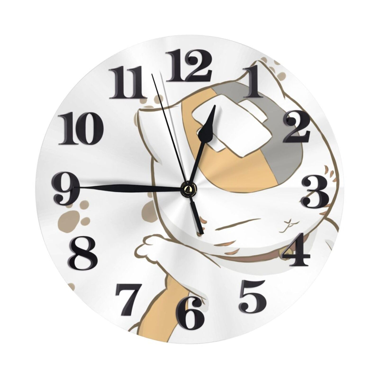 Amazon.co.jp: 夏目友人帳 ニャンコ先生(1) 掛け時計 おしゃれ 北欧