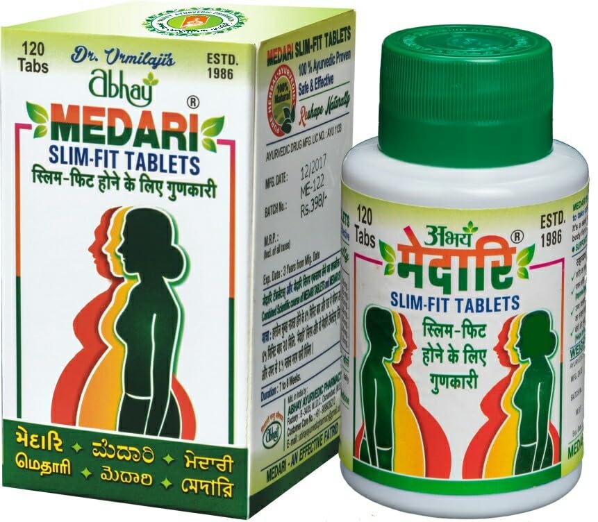 ABHYAY MEDARI TABLET 120TABLET 100% SAFE AYURVEDIC SUPPLEMENTARY MEDICINE