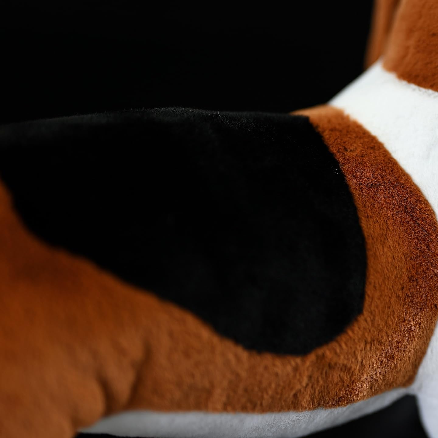 Nohito Realistic French Basset Hound Plush Stuffed Animal - 12'' Long Lifelike Cuddly Squishy Brown Puppy Dog Plushie Gifts