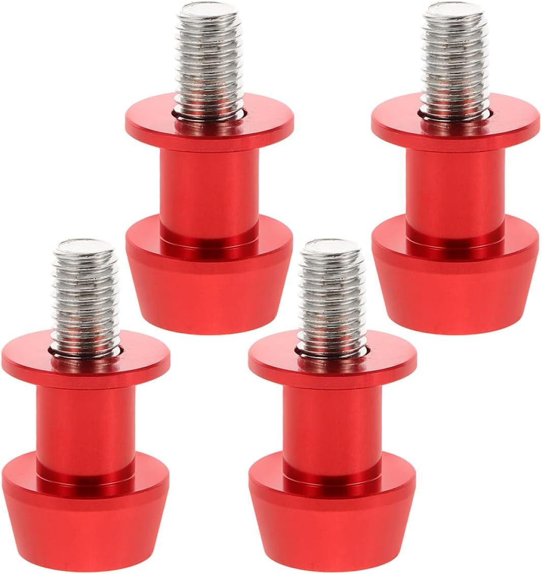 CHILDWEET Universal Motorcycle Swingarm Spools Sliders 10mm Aluminum Alloy Swing Arm Stand Paddock Replacement Screws Bobbins for Motorbike Rear Stand