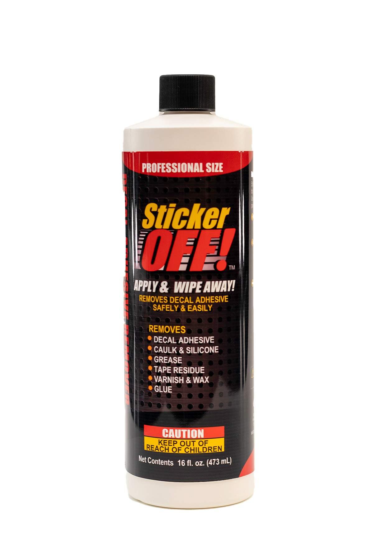 Hardline Products Sticker-Off! Decal Removal Fluid, 16 Ounces