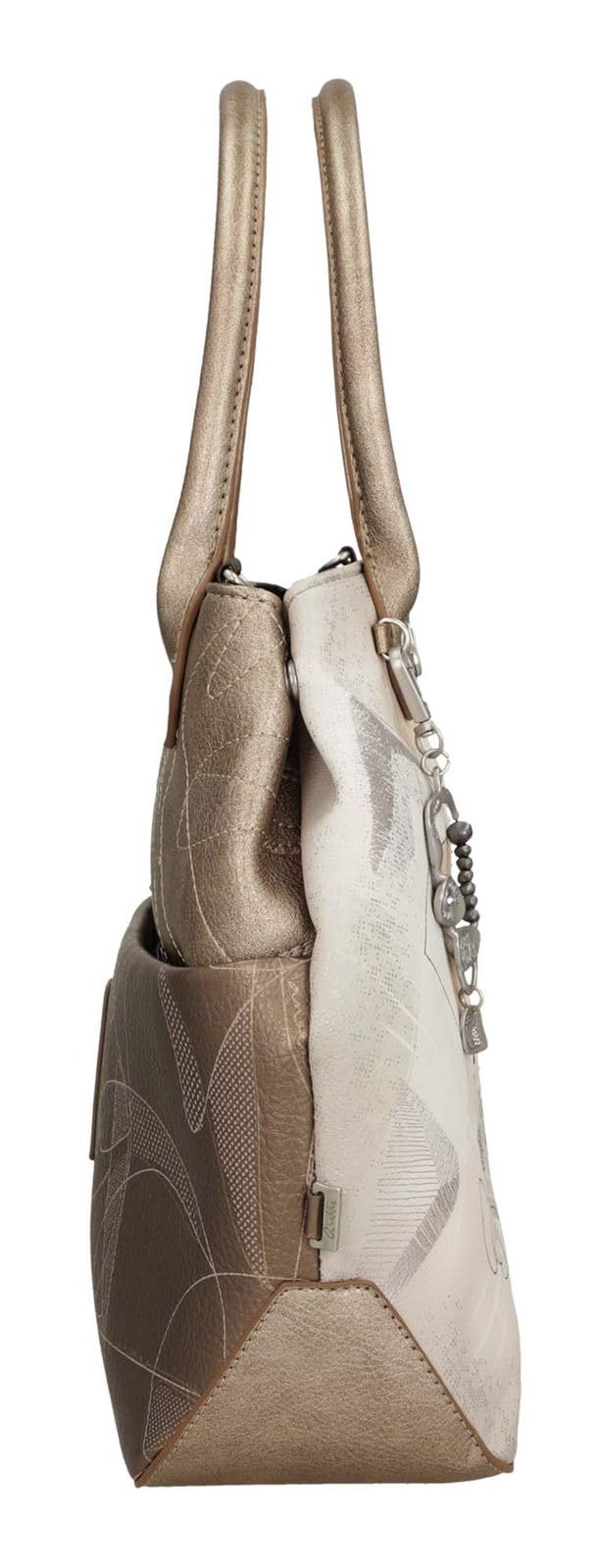 Anekke bolso bandolera Sophia Short Handle Bag Multicolor crema