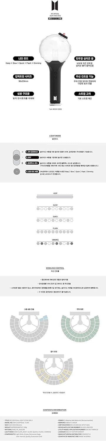 BTS Official Light Stick Ver.3 BTS Penlight, ARMY Romania | Ubuy