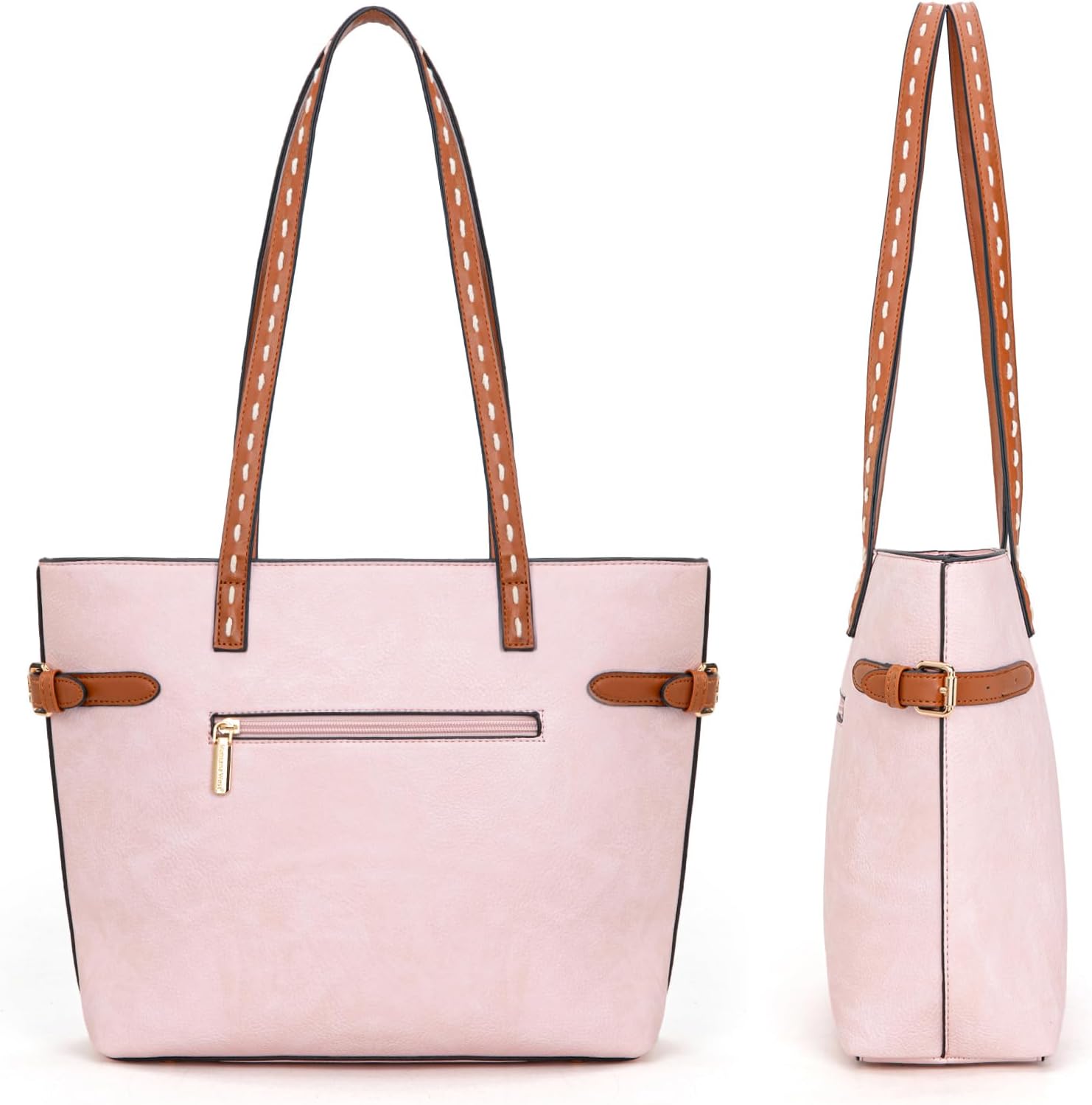 Montana West Minimalist Tote Bag for Women - Large Slouchy Hobo Purse Elegant Shoulder Bag Everyday - Image 6