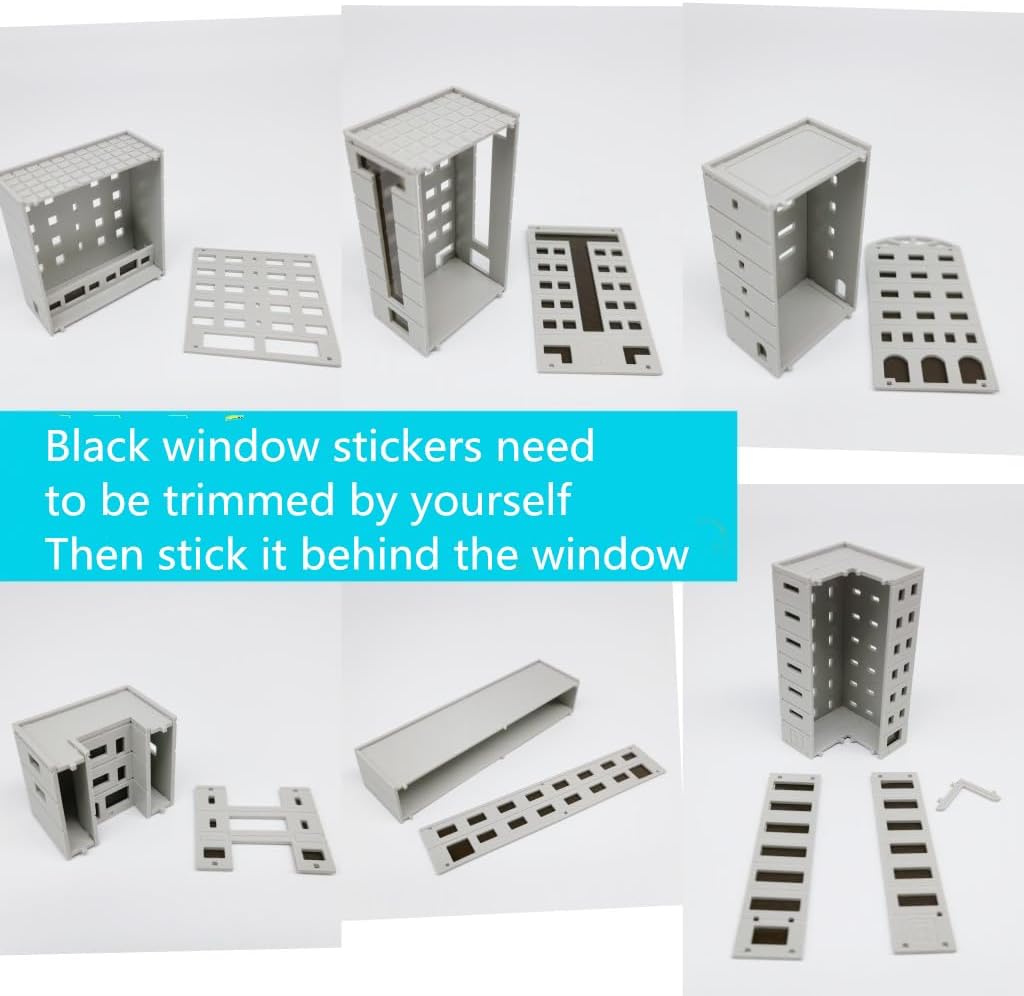 Mycity1: 300 Scale Urban Scene, Modern Urban Street Micro Model