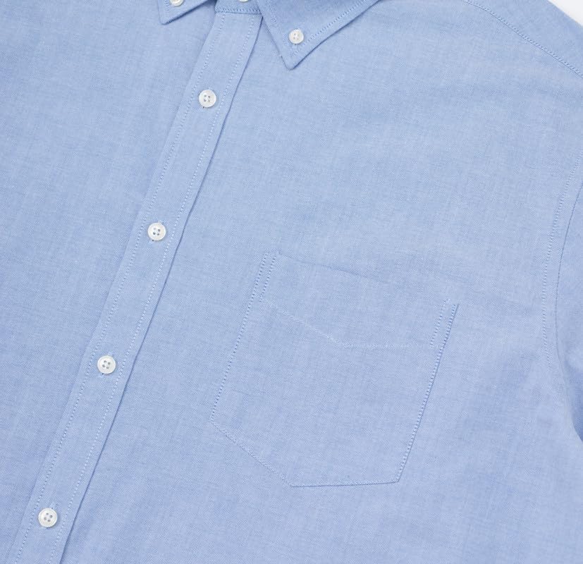 Big and Tall Oxford Dress Shirt for Men Button Down Shirts Long Sleeve Casual Shirt from XXL(T) to 6XL(T) - Image 4