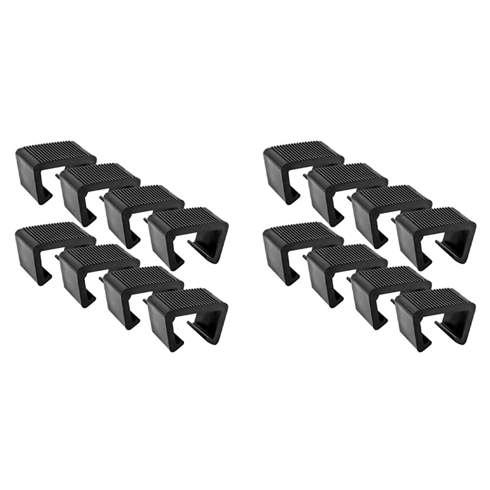 Ctrlzs 16Pcs Garden Furniture Clips Anti-Deformed Rattan Furniture Connectors For Outdoor Sofa Plastic Clamps Wicker Chair