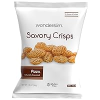 Vista 9 de WonderSlim Chips de galletas de proteína, cheddar, 0.35 oz de proteína, 0.11 oz de grasa, sin gluten (7 unidades)