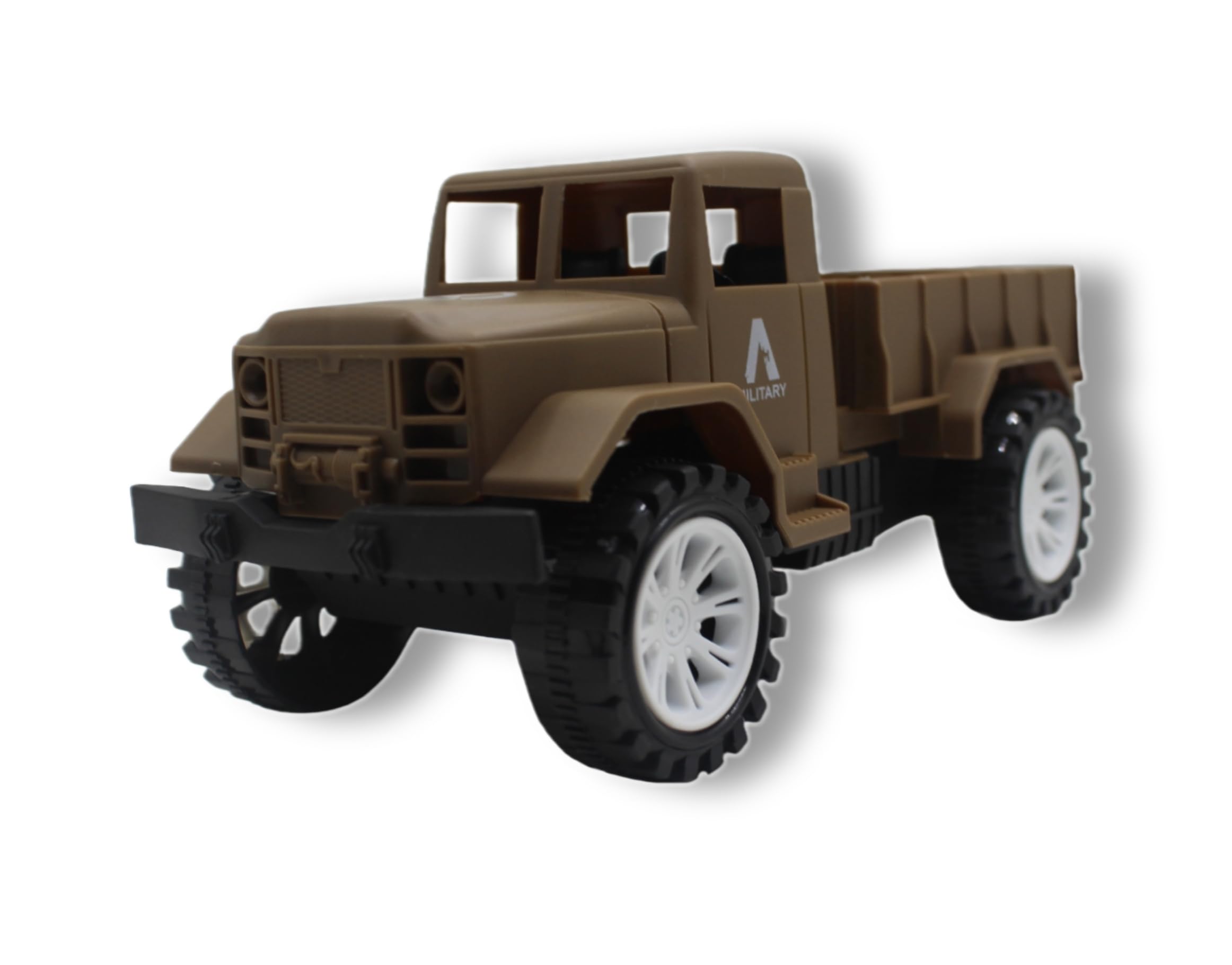 Neoinsta Medium Size Friction Powered Plastic Military | Army | Ranger | Battalion | Cargo | Soldier Truck| Jeep Open Gypsy Durable and Light Weight Vehicle Toy for Kids(Brown) (B0CL29Z9SF) Amazon Price History, Amazon Price Tracker