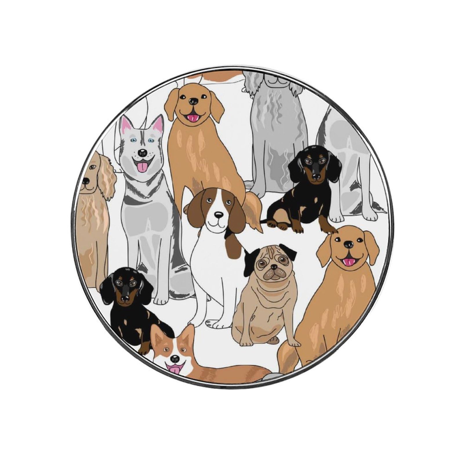 Cartoon Dog Magnets For Fridge Kitchen Decoration For Refrigerators Whiteboards