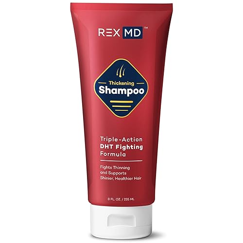 Champú vegano para la pérdida de cabello para hombres, la fórmula de defensa DHT ayuda a combatir el adelgazamiento del cabello Ayuda a mejorar el