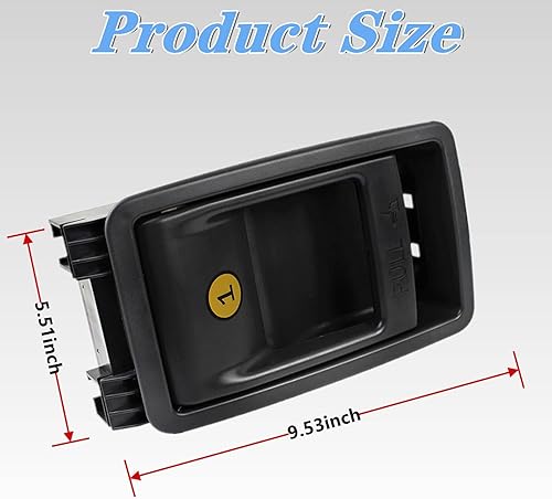 Miniatura 7 de XYWZV Bisel de la manija de liberación del pestillo del asiento trasero plegable 72909-08011, se adapta a Toyota Sienn 2014-2018, reemplaza 75220