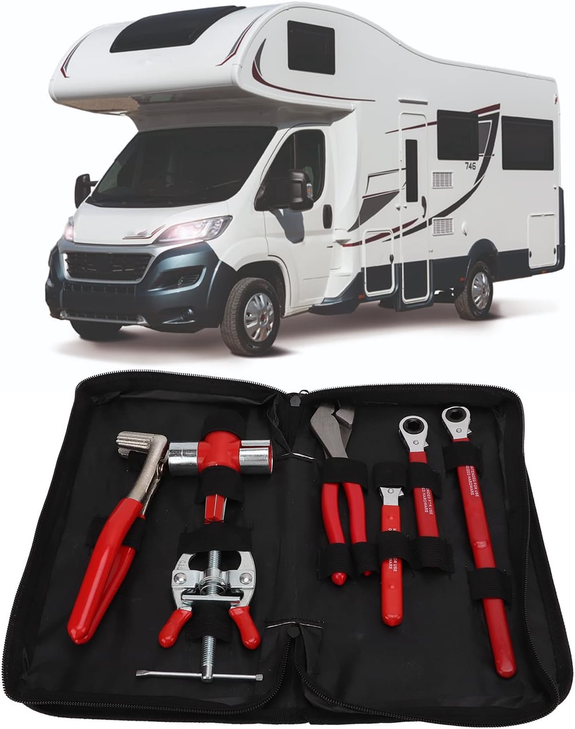 7pcs High Strength Rustproof Battery Terminal Spreader and Puller Tool Kit for Battery Service and Maintenance