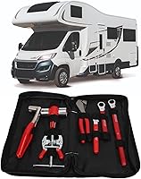 Vista 4 de Kit de herramientas de servicio de batería, 7 piezas, extractor de terminales de batería, alicates de batería de acero de alta resistencia