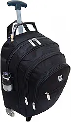 Mochila de Rodinhas Executiva Escola Notebook Viagem Trabalho