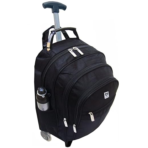 Mochila de Rodinhas Executiva Escola Notebook Viagem Trabalho