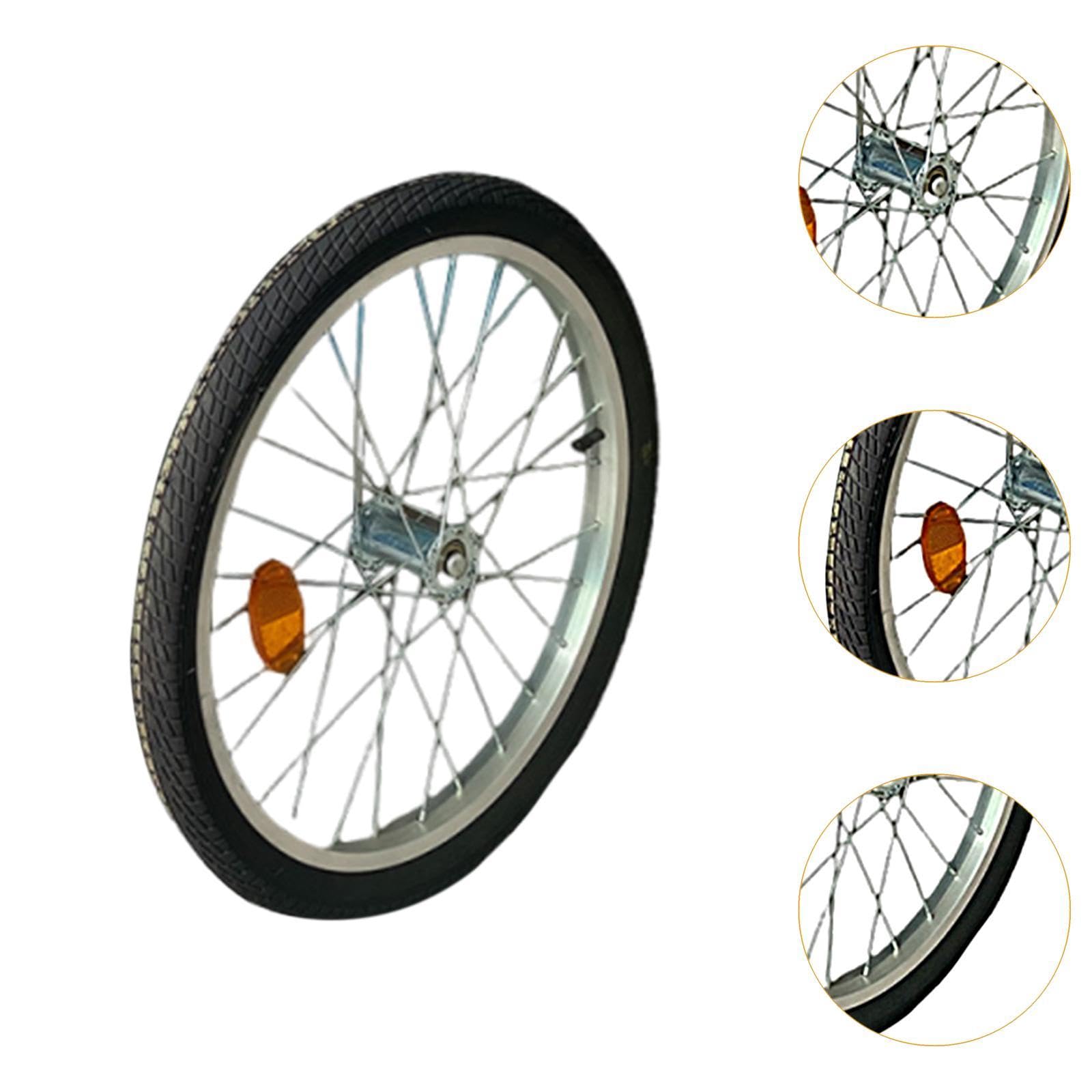 RNXRZANK Bicycle Trailer Wheel Part for Quick Installation and Use, 16 inch