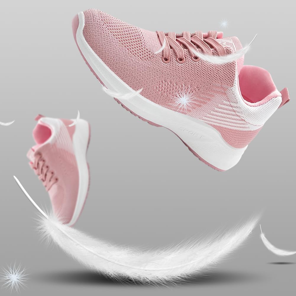 Padgene Womens Sneakers Lightweight Tennis Walking Shoes Sports Running Shoes for Woman Mesh Breathable Gym Fashion Sneakers Athletic Comfortable Casual - Image 7