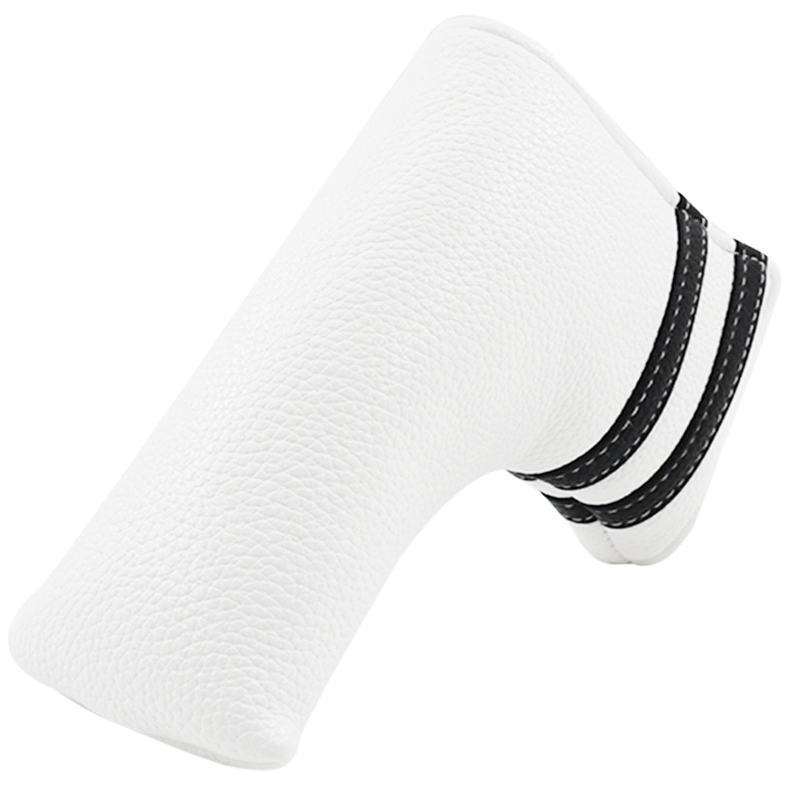 Golf Club Covers,4pcs or 1pc Golf Headcovers for Woods and Driver Fairway Hybrids Women Men - Premium PU Leather with Interchangeable Tags &amp; Magnetic Blade and Mallet Putter Covers