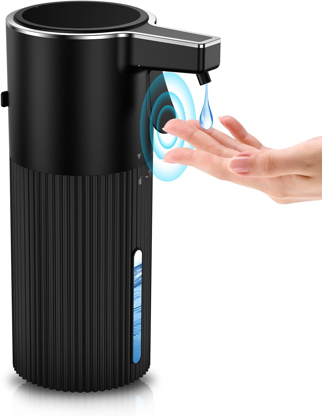 Juego de dispensador de jabón  Dispensador de jabón de manos de 14.2 onzas  Dispensador de líquido de montaje en pared  Control libre del volumen de