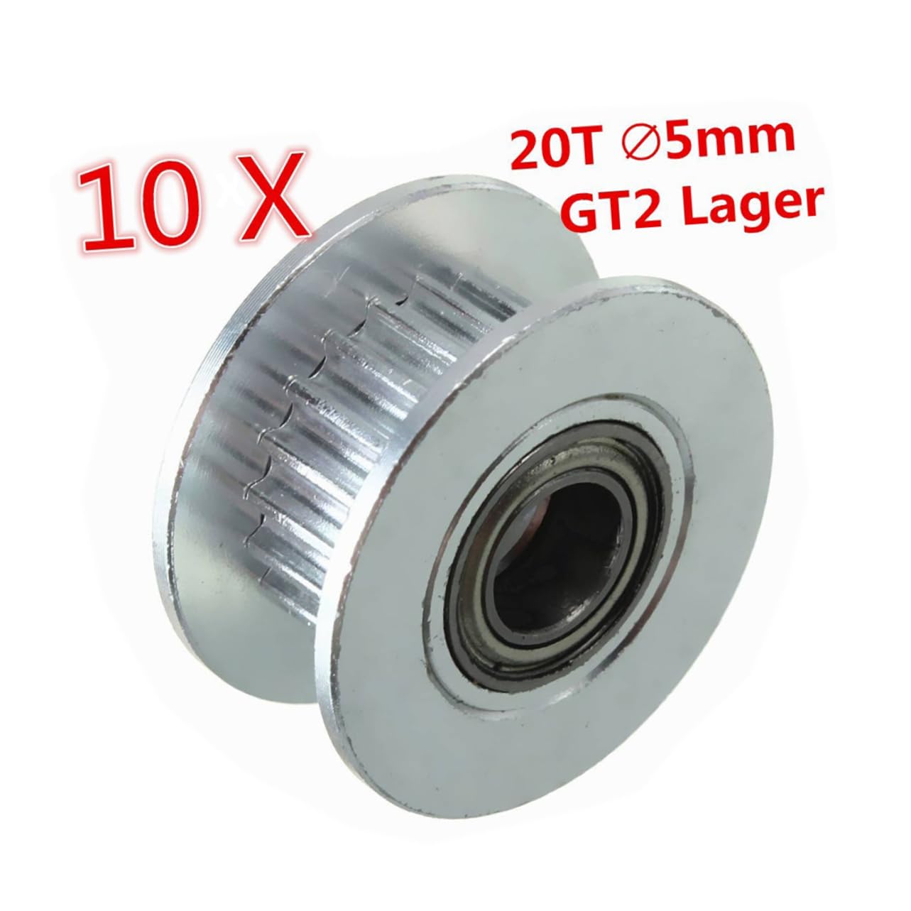 KICHOUSE 10pcs Printer Idler Pulley Belts Kit Mechanical Pulleys Timing Belt Wheel Synchronous Wheel for Use