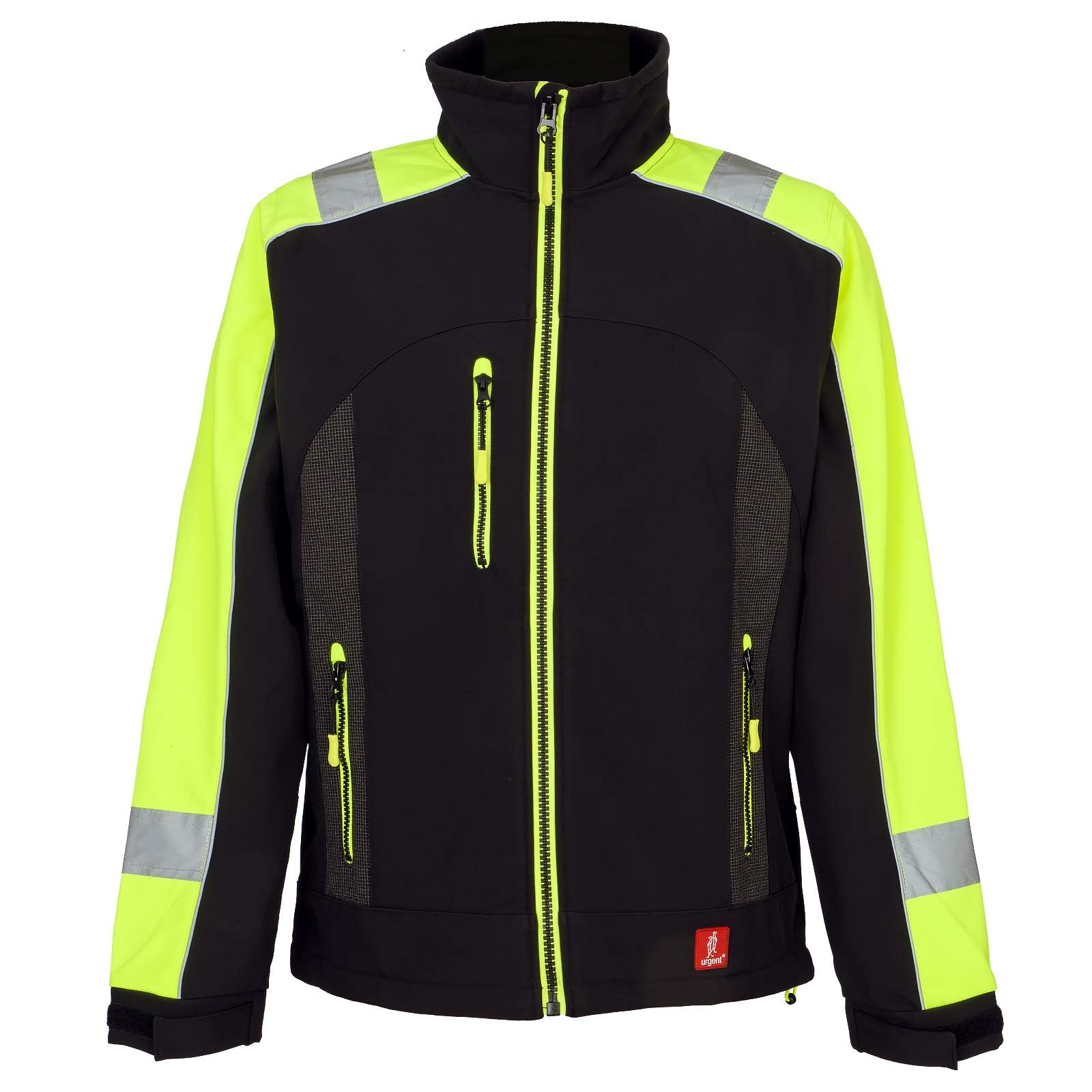 URG Softshell kurtka robocza, wodoszczelna, kurtka zimowa, kurtka ostrzegawcza, podszewka polarowa (GL-8364)