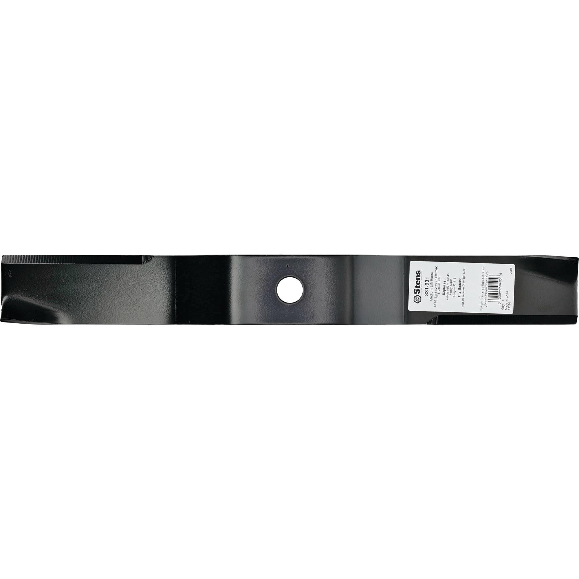 Lame à levage moyen pour Kubota 60" remplace le modèle K5371-34330