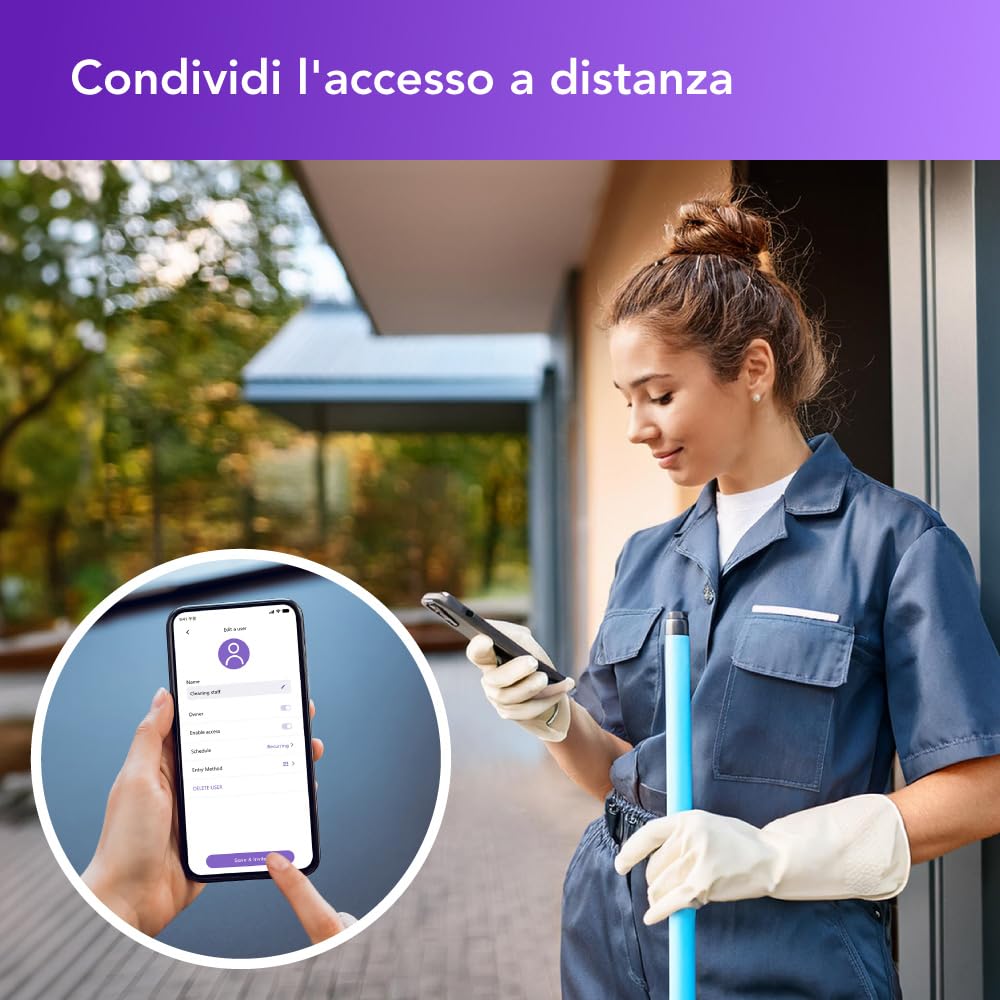 Gateway Inteligente con Cable WAFERLOCK R400 para cerraduras Inteligentes | Control Remoto por App | Conexión Ethernet Estable (Cable no Incluido)