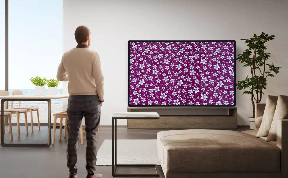 Image of Homeify Printed Smart LED TV Cover for 55 inches (All Model)