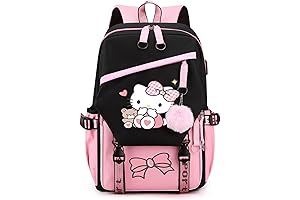 Hello Kitty Kid's Backpack for School and Daily Use